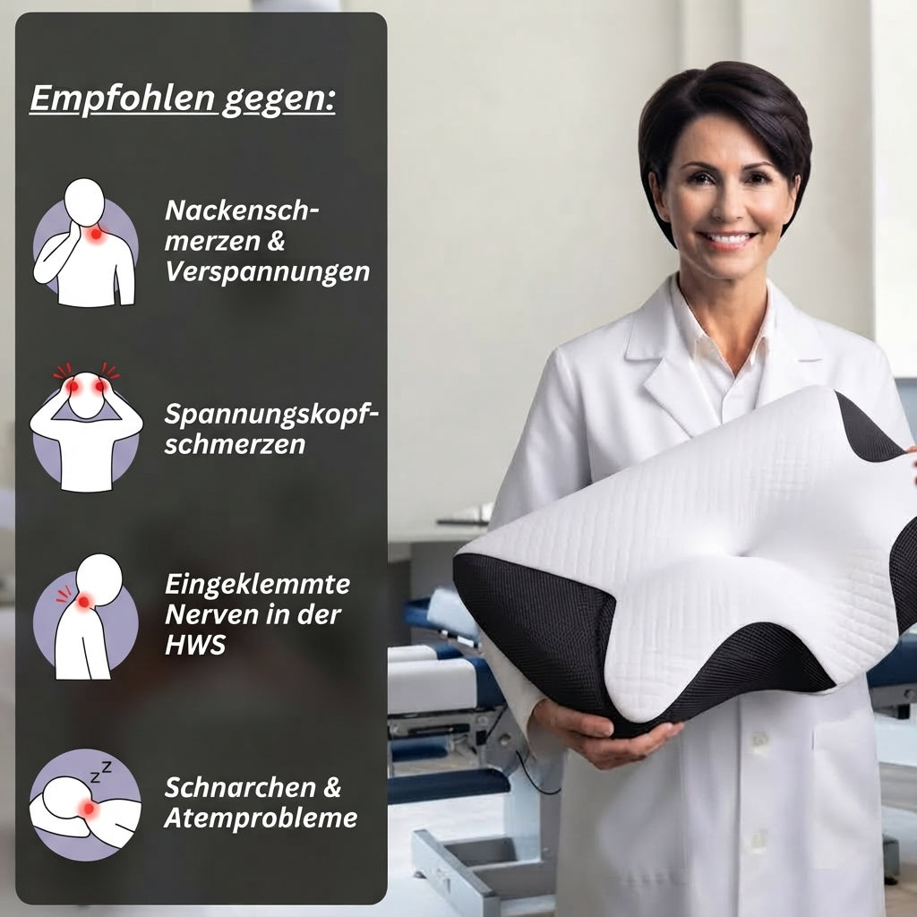 Orthopädisches Kopf- & Nackenstützkissen